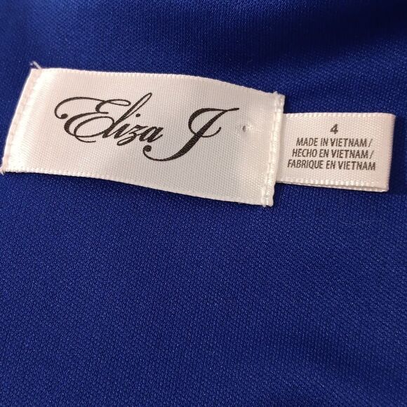 Eliza J Royal Blue Dress. Tiered Hem. Tango. - Picture 10 of 13